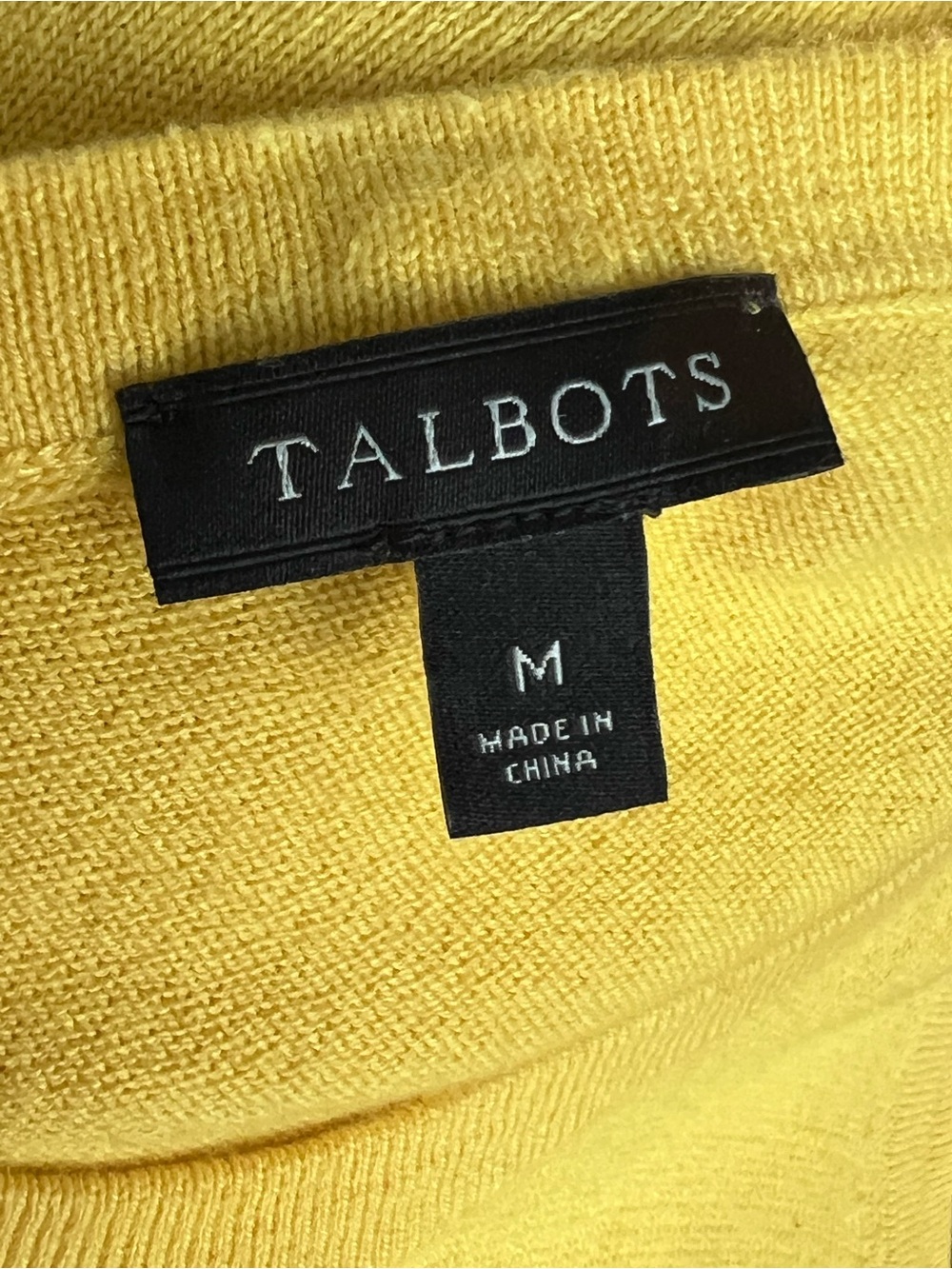 Talbots Yellow Knit Tank Top - Picture 4 of 5